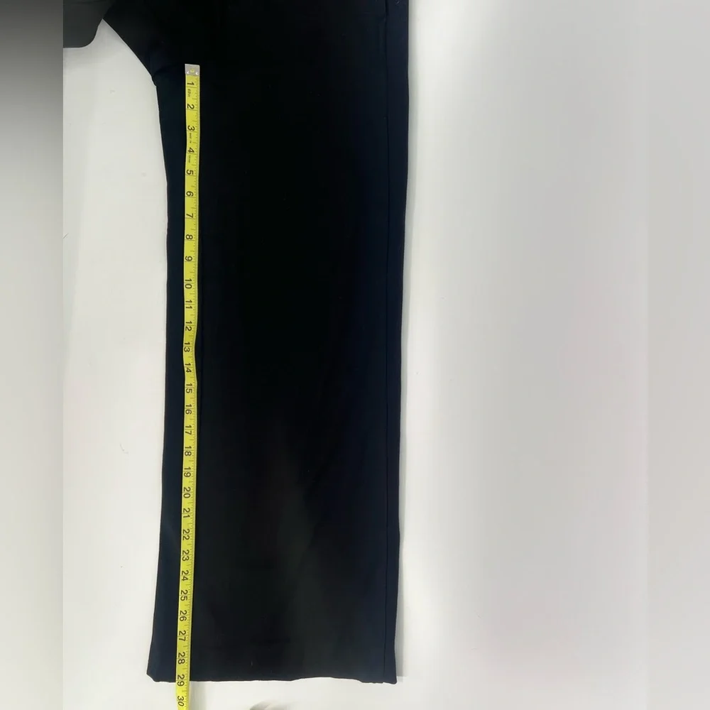 rag & bone Black Sofie High Waist Wide Leg Ponte Knit Trouser Pants 2 Two - Picture 10 of 12